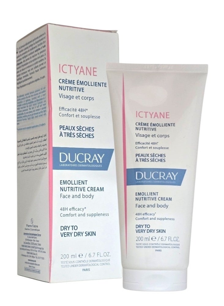 DUCRAY Nourishing moisturizing face cream suitable for dry skin, hydration that lasts 48 hours - Image 1